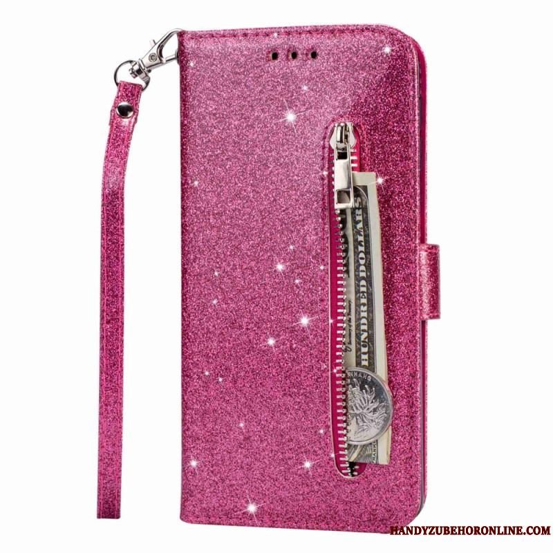 Flip Cover Samsung Galaxy A14 / A14 5G Sequin Glitter Style