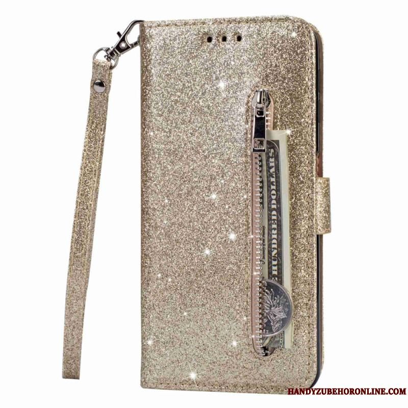 Flip Cover Samsung Galaxy A14 / A14 5G Sequin Glitter Style