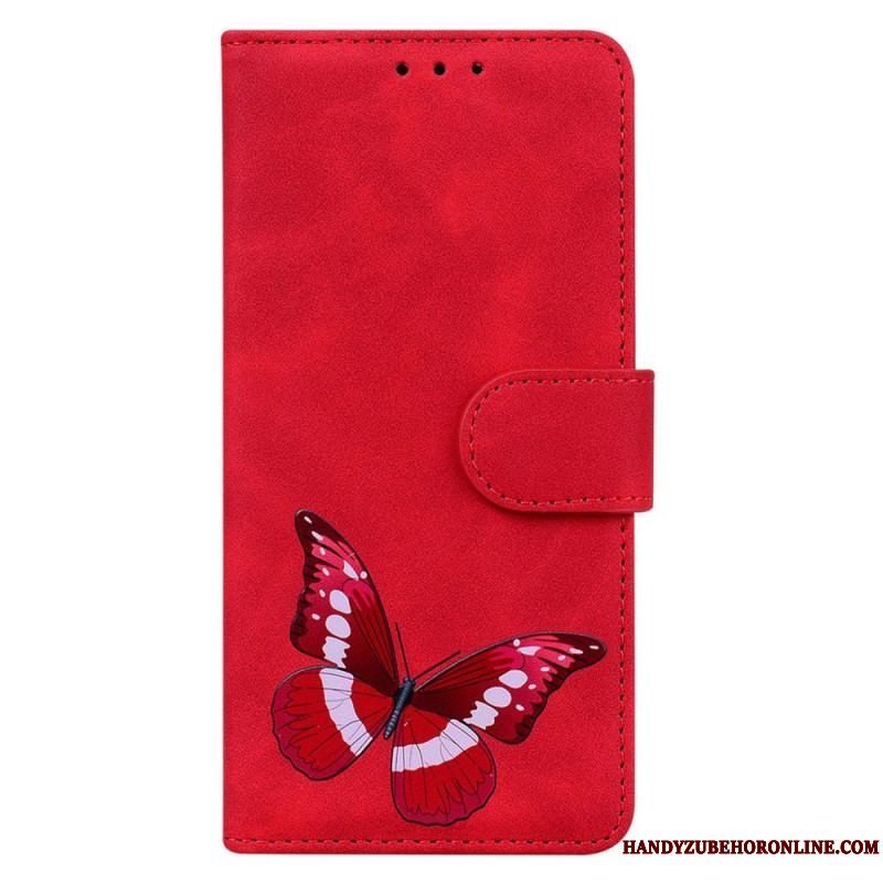 Flip Cover Samsung Galaxy A14 / A14 5G Sommerfugle Design