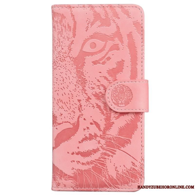 Flip Cover Samsung Galaxy A14 / A14 5G Tiger Print