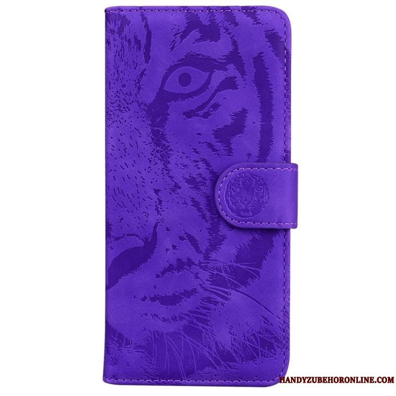 Flip Cover Samsung Galaxy A14 / A14 5G Tiger Print