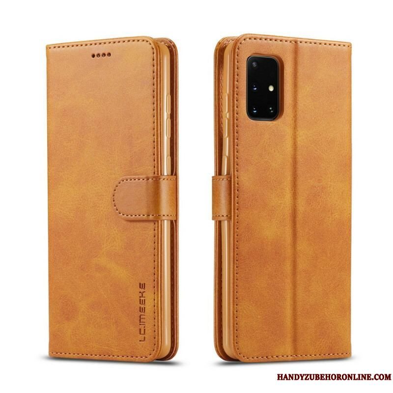 Flip Cover Samsung Galaxy A51 5G Lc.imeeke Lædereffekt