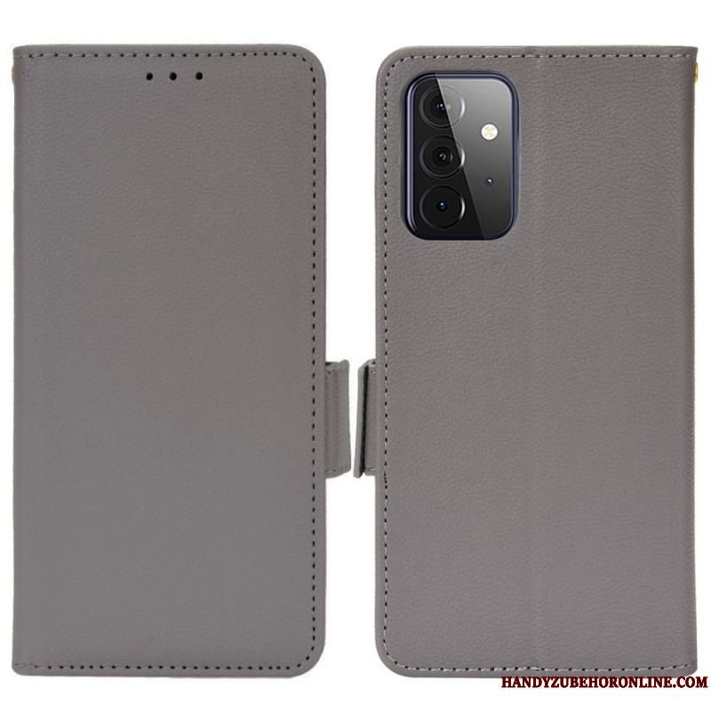 Flip Cover Samsung Galaxy A53 5G Læder Cover Flap Dobbelt Nye Farver