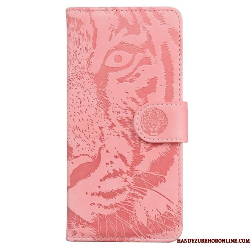 Flip Cover Samsung Galaxy A53 5G Tiger Fodaftryk