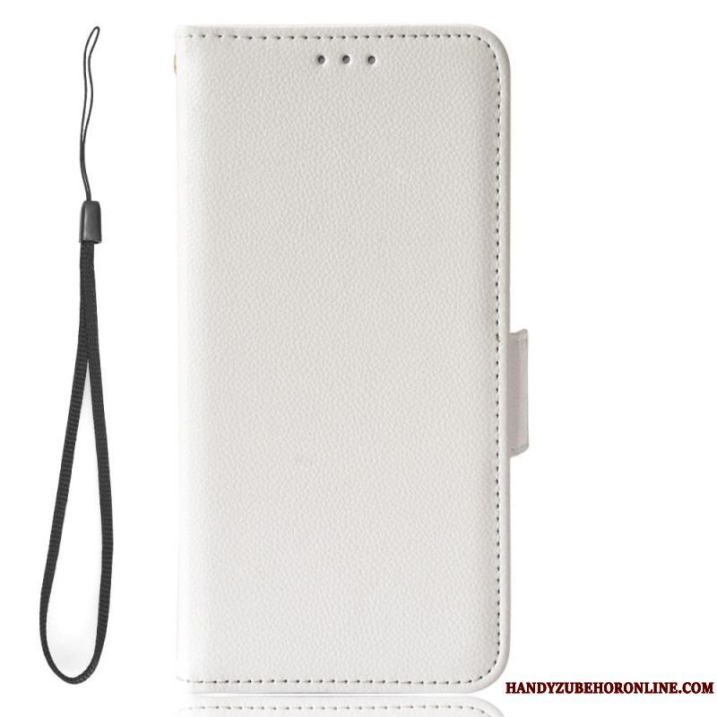 Flip Cover Samsung Galaxy A54 5G Med Snor Strappy Læder Stil