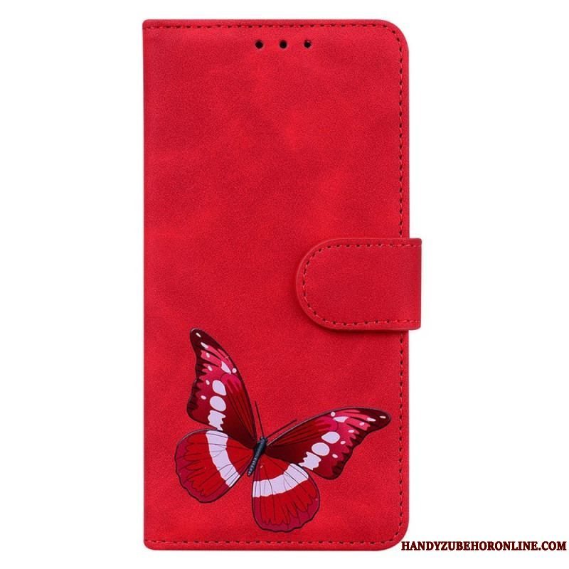Flip Cover Samsung Galaxy A54 5G Sommerfugl