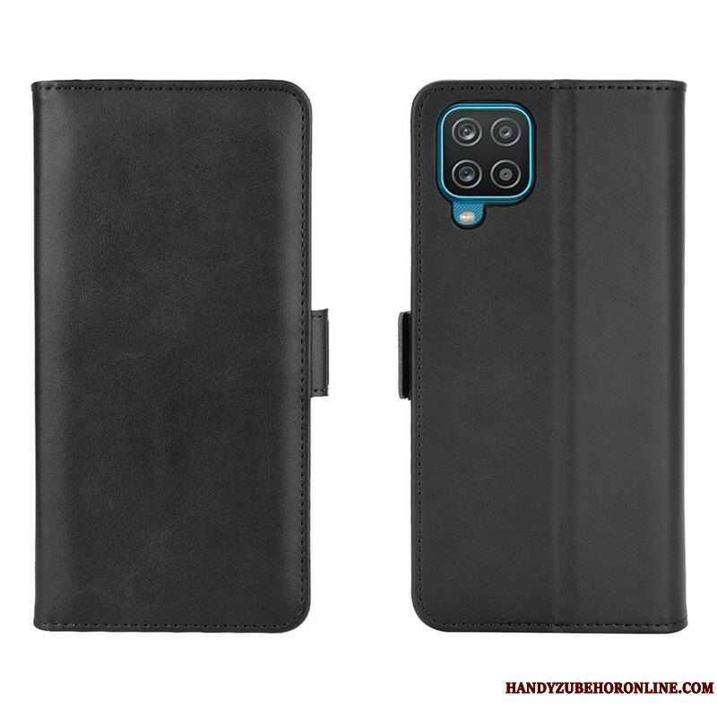 Flip Cover Samsung Galaxy M12 / A12 Læder Cover Dobbelt Klap