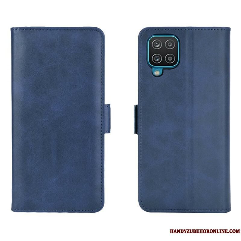 Flip Cover Samsung Galaxy M12 / A12 Læder Cover Dobbelt Klap