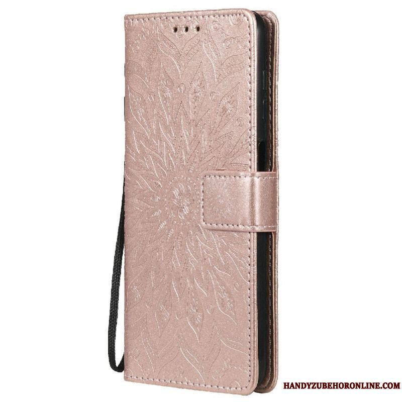 Flip Cover Samsung Galaxy M12 / A12 Solblomst