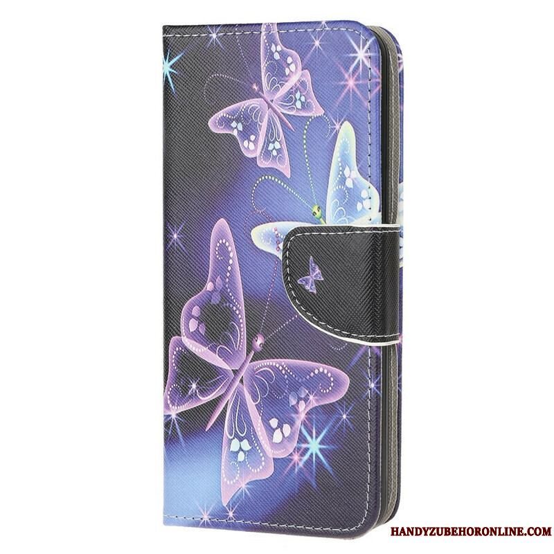 Flip Cover Samsung Galaxy M12 / A12 Sommerfugle