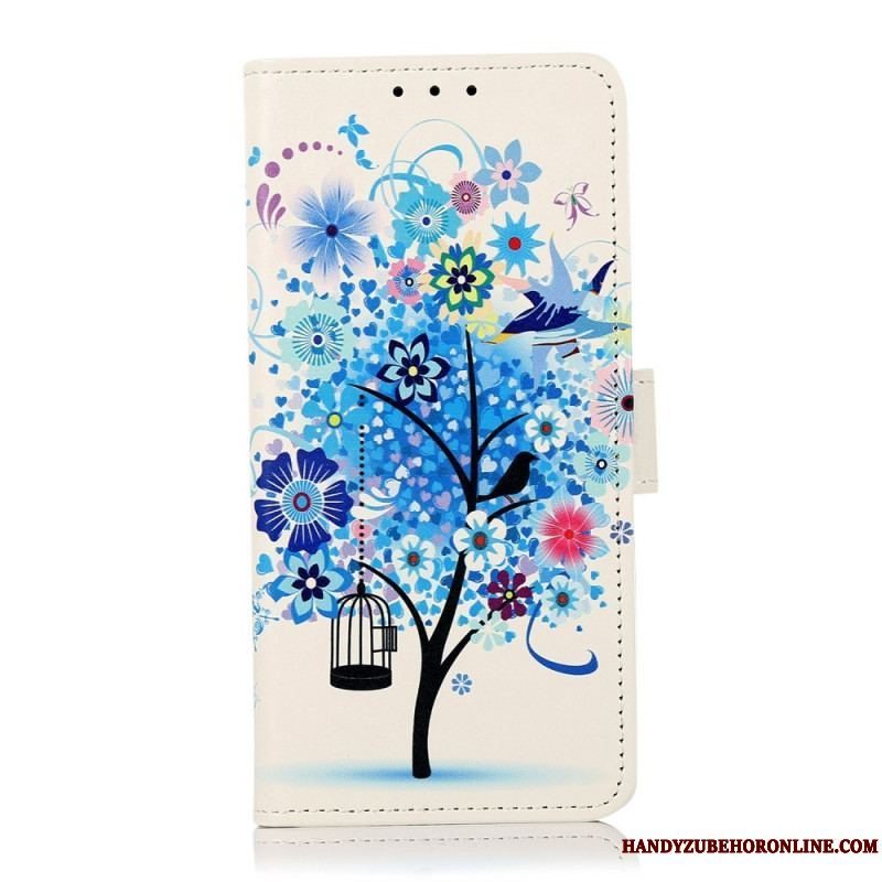 Flip Cover Samsung Galaxy M23 5G Blomstrende Træ