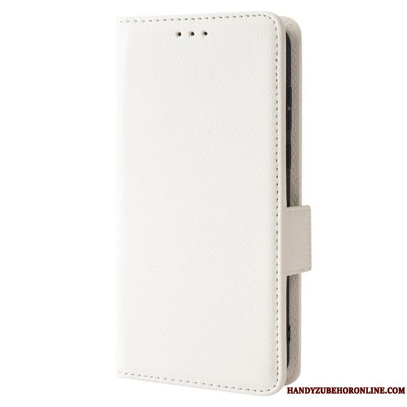 Flip Cover Samsung Galaxy M23 5G Lychee Læder Stil