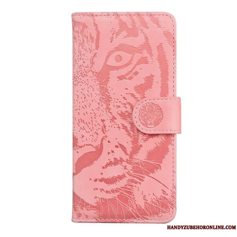 Flip Cover Samsung Galaxy M32 Tiger Ansigtsprint