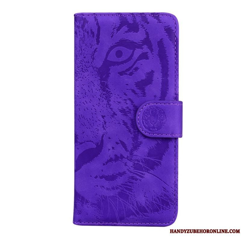 Flip Cover Samsung Galaxy M32 Tiger Ansigtsprint