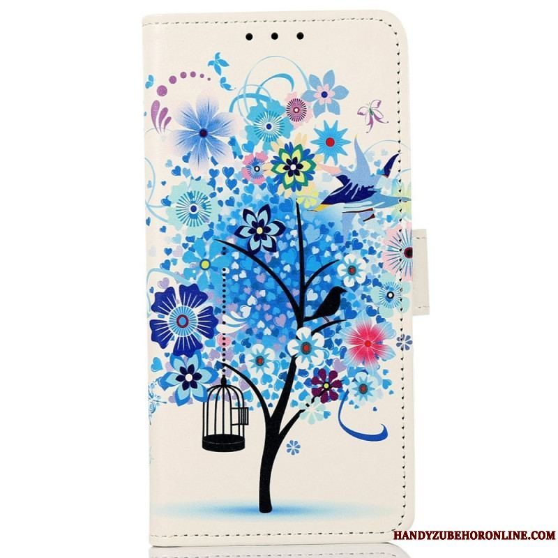 Flip Cover Samsung Galaxy M33 5G Blomstrende Træ