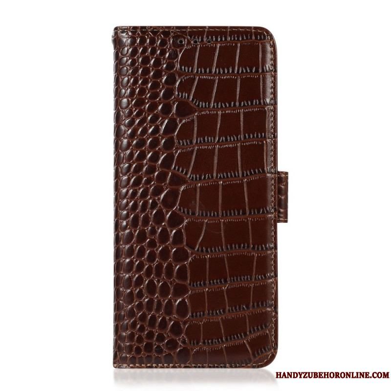 Flip Cover Samsung Galaxy M33 5G Crocodile Style Rfid