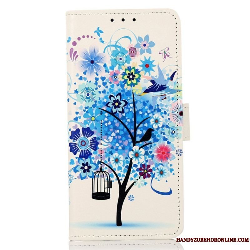 Flip Cover Samsung Galaxy M53 5G Blomstrende Træ