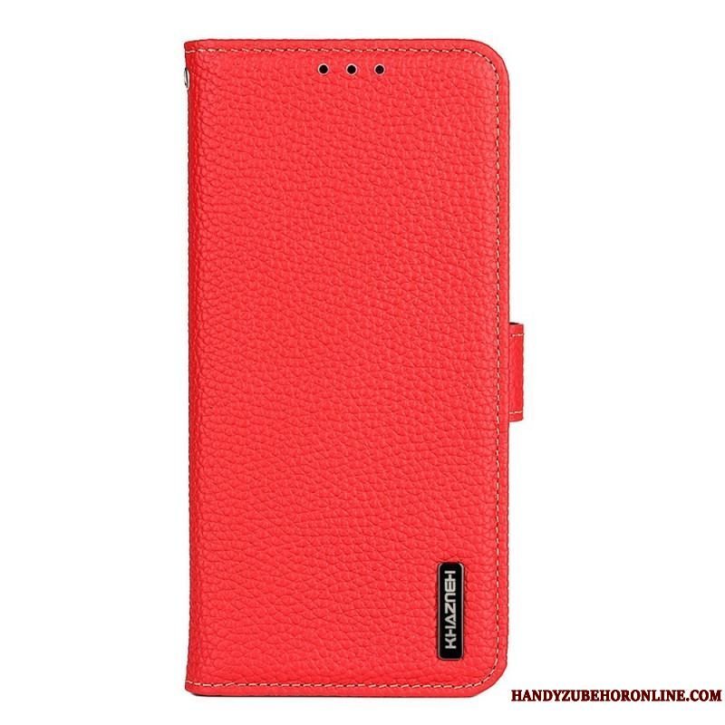 Flip Cover Samsung Galaxy M53 5G Khazneh Litchi Læder