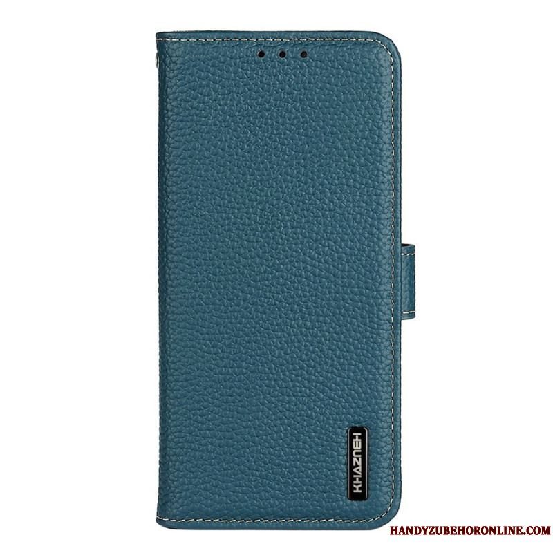 Flip Cover Samsung Galaxy M53 5G Khazneh Litchi Læder