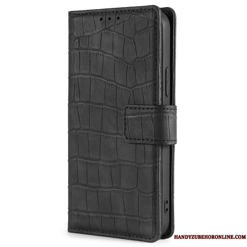 Flip Cover Samsung Galaxy M53 5G Krokodillehudstil