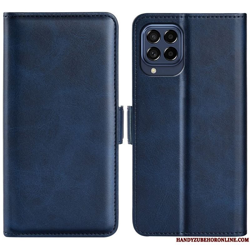 Flip Cover Samsung Galaxy M53 5G Læder Cover Dobbelt Klap