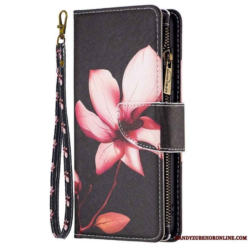 Flip Cover Samsung Galaxy M53 5G Punge Etui Blomster Tegnebog