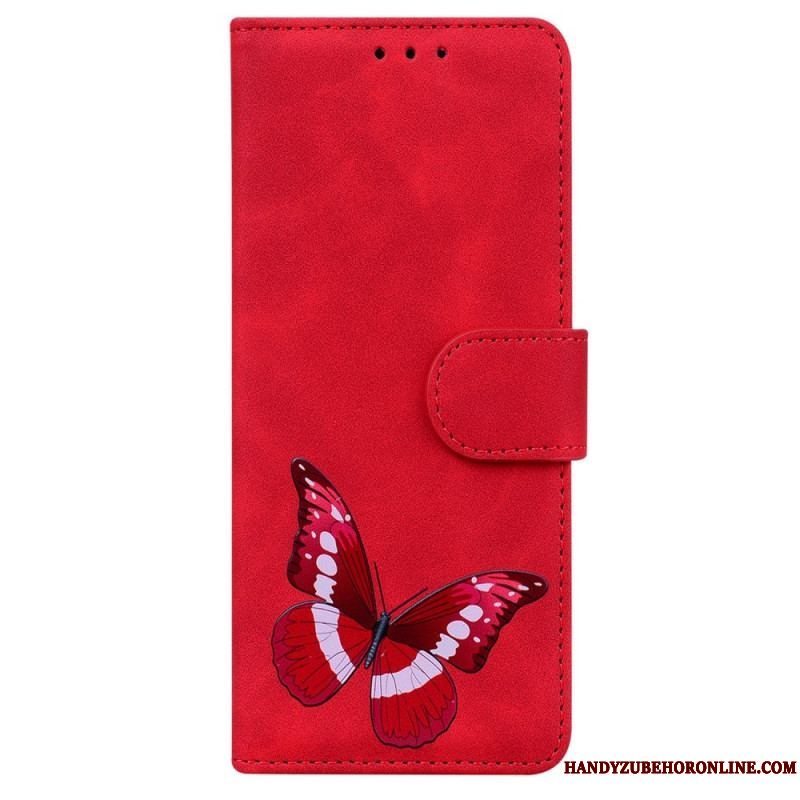 Flip Cover Samsung Galaxy M53 5G Sommerfugl