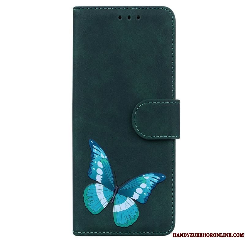 Flip Cover Samsung Galaxy M53 5G Sommerfugl