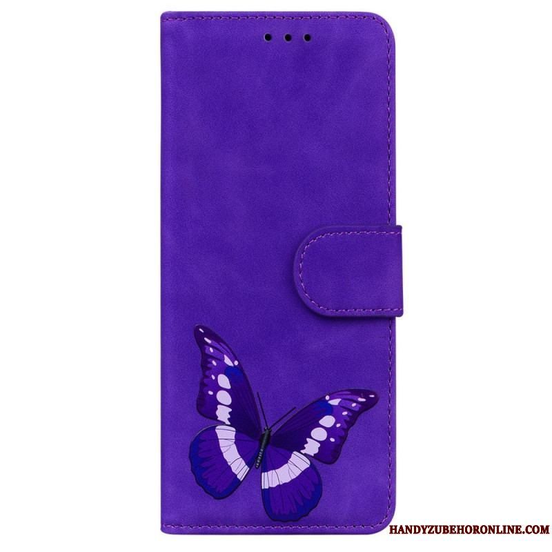 Flip Cover Samsung Galaxy M53 5G Sommerfugl