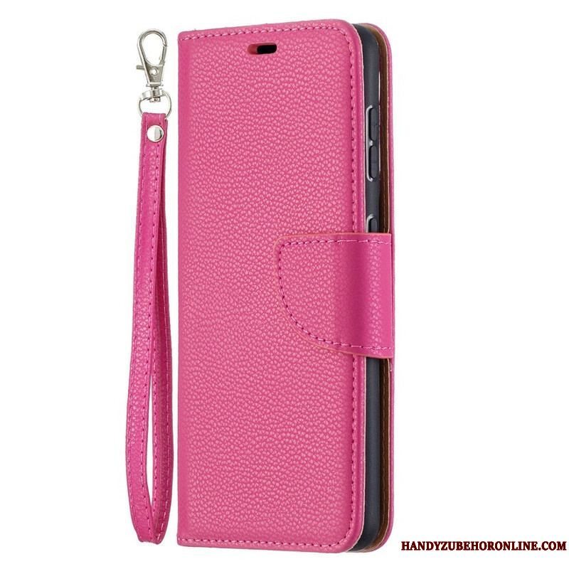 Flip Cover Samsung Galaxy S21 5G Læder Cover Litchi Rabat Oblique