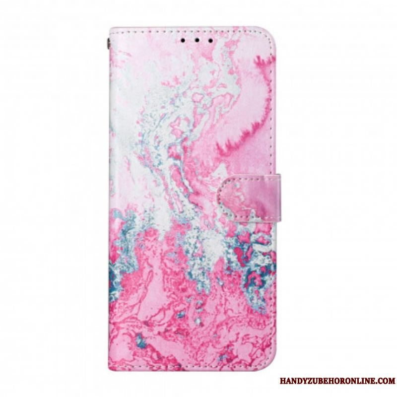 Flip Cover Samsung Galaxy S21 Ultra 5G Marmor
