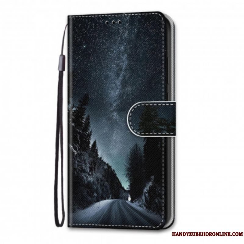 Flip Cover Samsung Galaxy S21 Ultra 5G Mystisk Natur