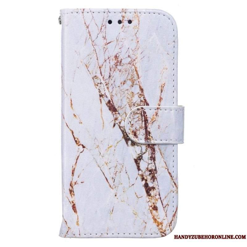 Flip Cover Samsung Galaxy S22 5G Intens Marmor