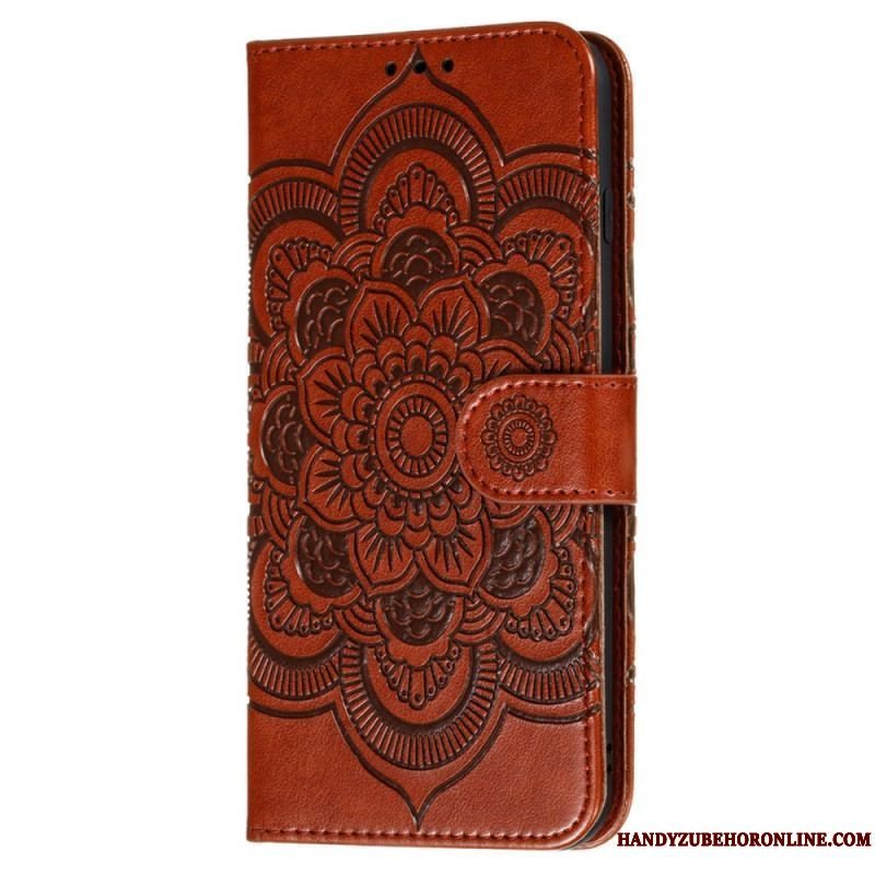 Flip Cover Samsung Galaxy S22 Ultra 5G Fuld Mandala