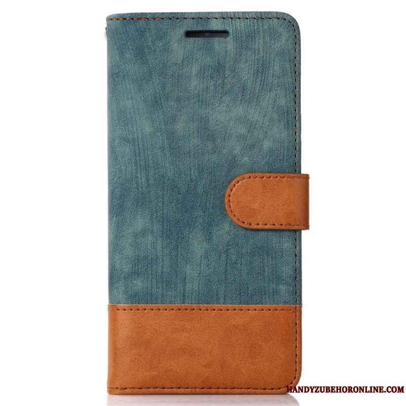 Flip Cover Samsung Galaxy S23 5G Bicolor Skin-touch