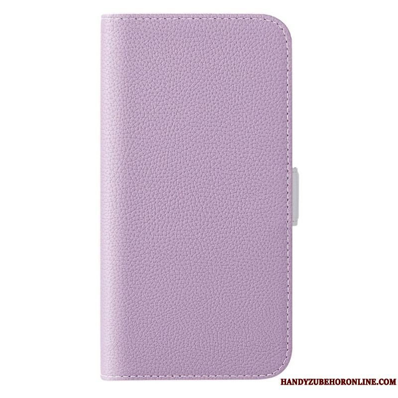 Flip Cover Samsung Galaxy S23 5G Imiteret Læder Slik