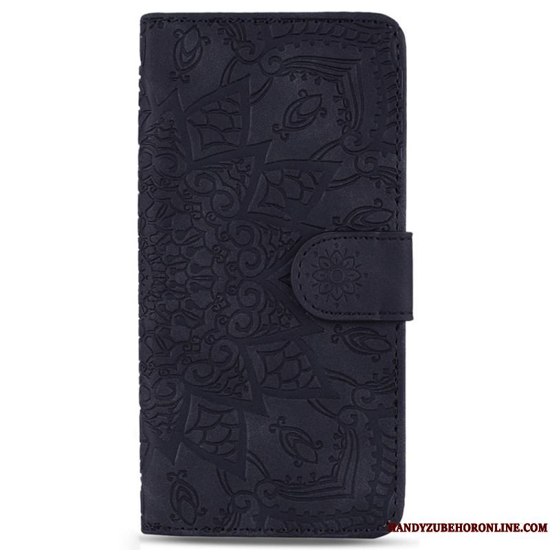 Flip Cover Samsung Galaxy S23 5G Med Snor Stilfuld Strappy Mandala