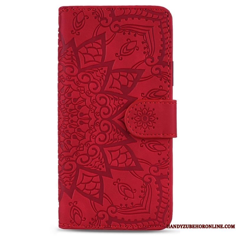 Flip Cover Samsung Galaxy S23 5G Med Snor Stilfuld Strappy Mandala