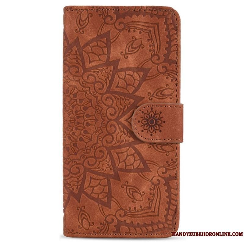 Flip Cover Samsung Galaxy S23 5G Med Snor Stilfuld Strappy Mandala