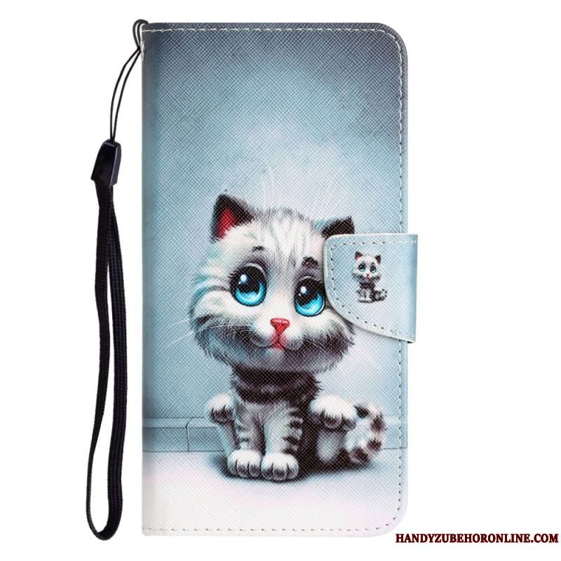 Flip Cover Samsung Galaxy S23 Plus 5G Med Snor Kun Thong Cats