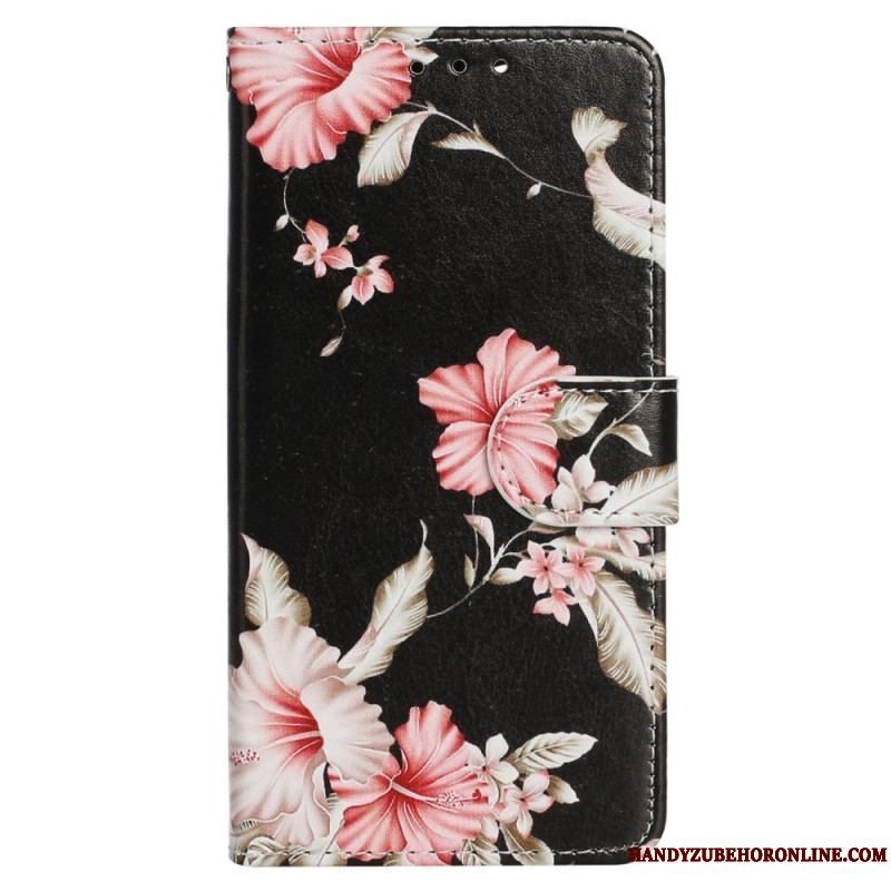 Flip Cover Samsung Galaxy S23 Ultra 5G Blomster