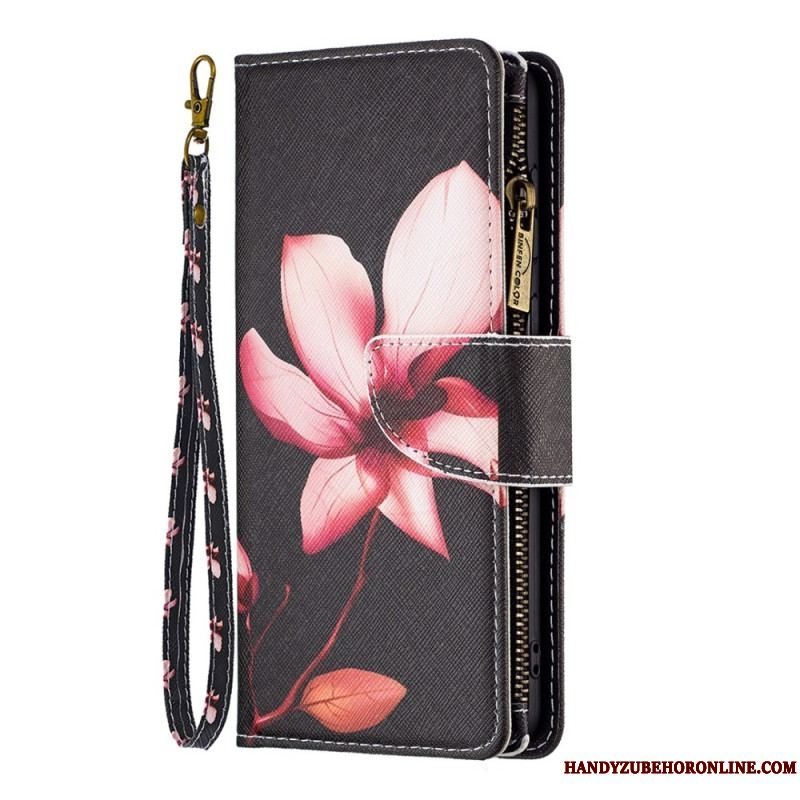 Flip Cover Samsung Galaxy S23 Ultra 5G Punge Etui Blomster Tegnebog