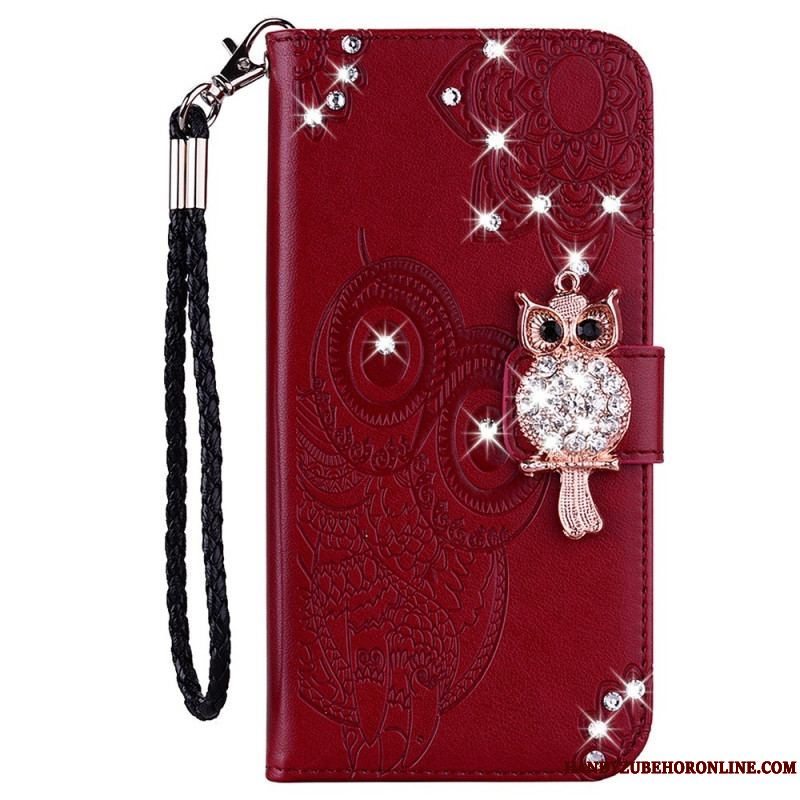 Flip Cover Samsung Galaxy S23 Ultra 5G Ugle Mandala Og Charm