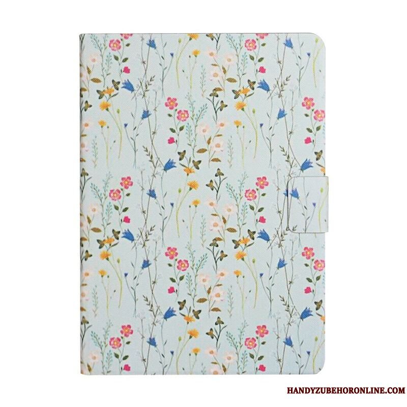 Flip Cover Samsung Galaxy Tab A7 Lite Blomster Blomster Blomster