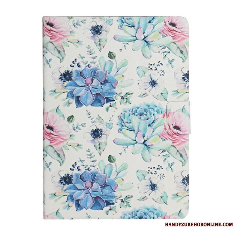 Flip Cover Samsung Galaxy Tab A7 Lite Blomster Blomster Blomster