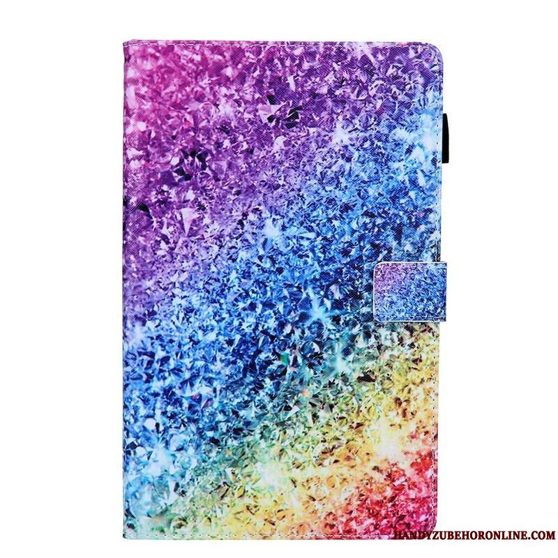 Flip Cover Samsung Galaxy Tab A7 Lite Pailletter Element