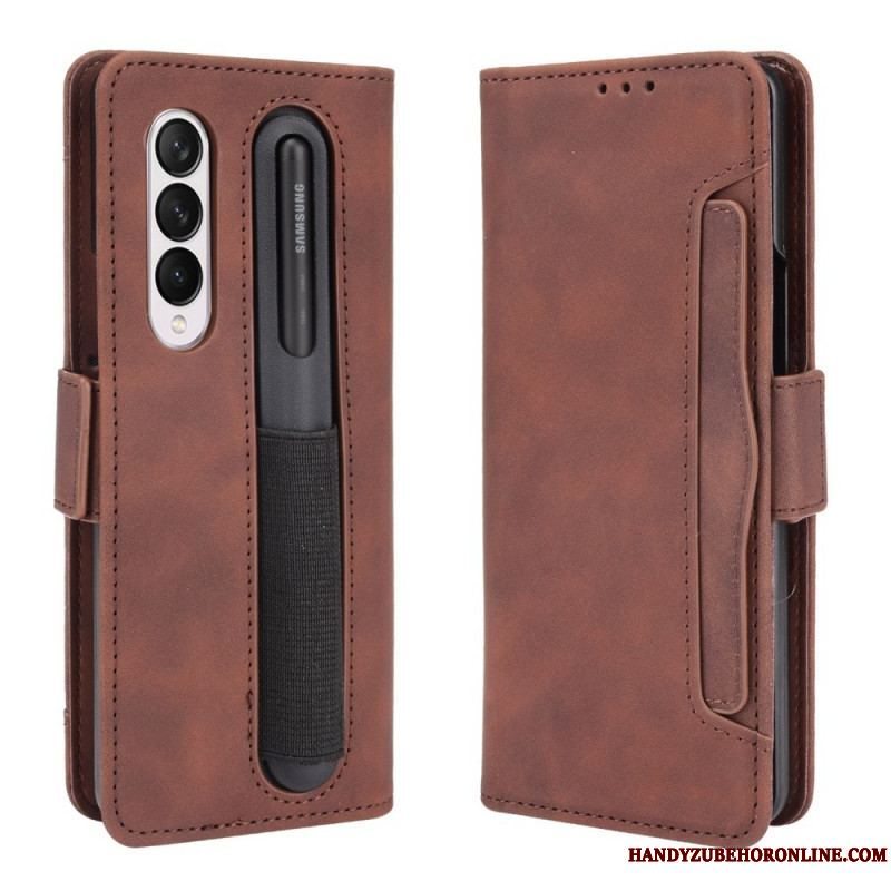 Flip Cover Samsung Galaxy Z Fold 3 5G Førsteklasses Stylusholder