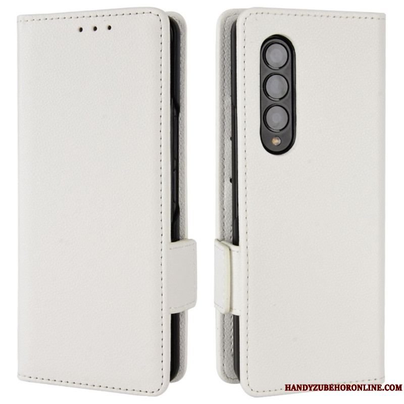 Flip Cover Samsung Galaxy Z Fold 4 Imiteret Læder Winston