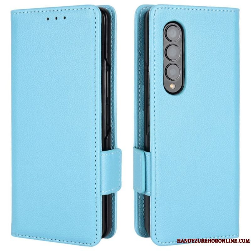 Flip Cover Samsung Galaxy Z Fold 4 Imiteret Læder Winston