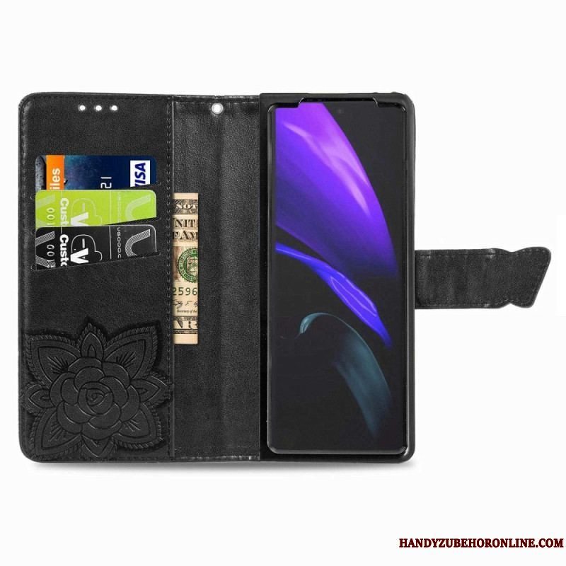 Flip Cover Samsung Galaxy Z Fold 4 Kæmpe Sommerfugl